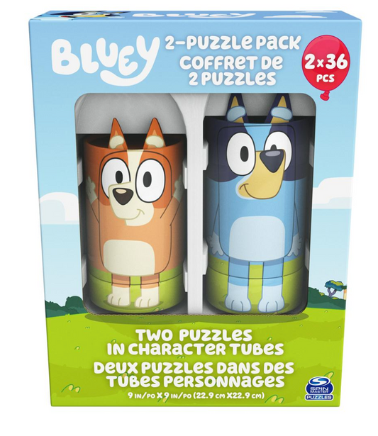 Bluey 36 pc Puzzle 2 Pack