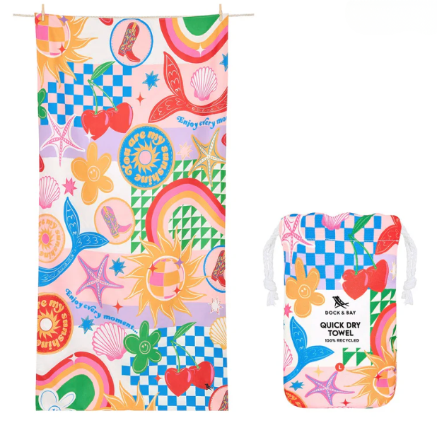 Good Vibes Club Quick Dry Beach Towel