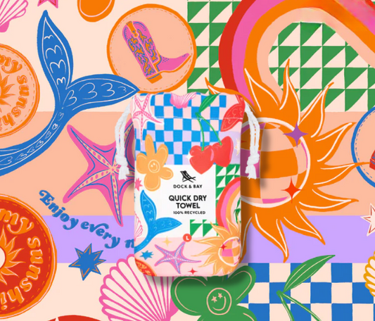 Good Vibes Club Quick Dry Beach Towel