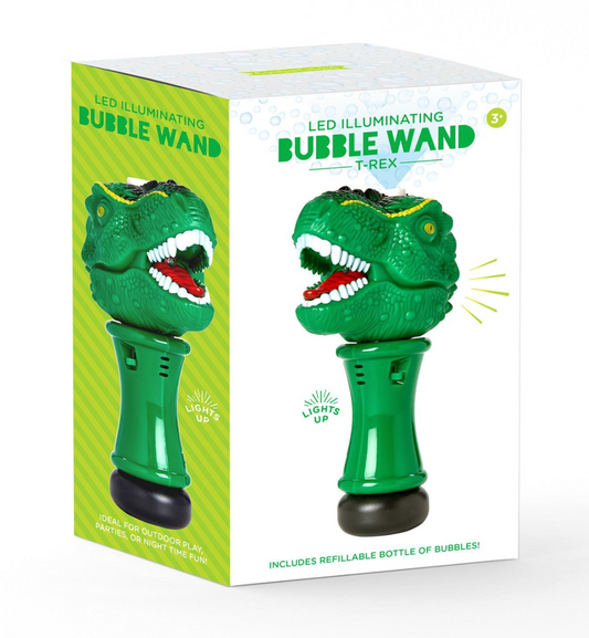 LED Dino Bubble Wand