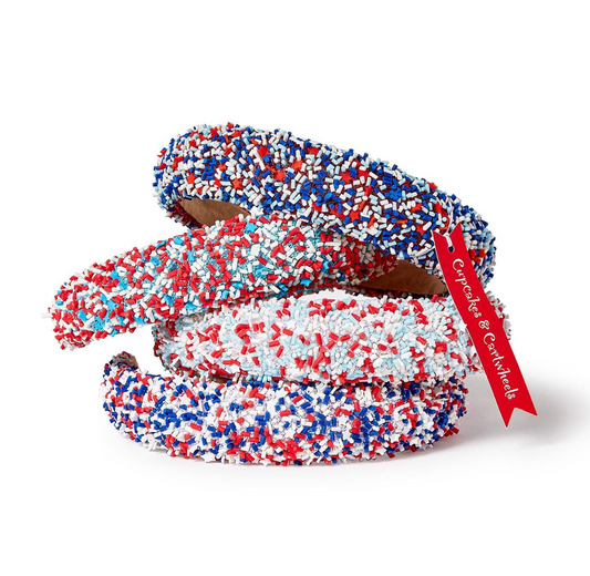 Red, White & Be-You-Tiful Sprinkles Headband