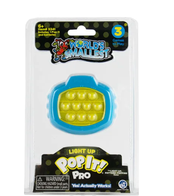 World’s Smallest Light Up Pop It Pro