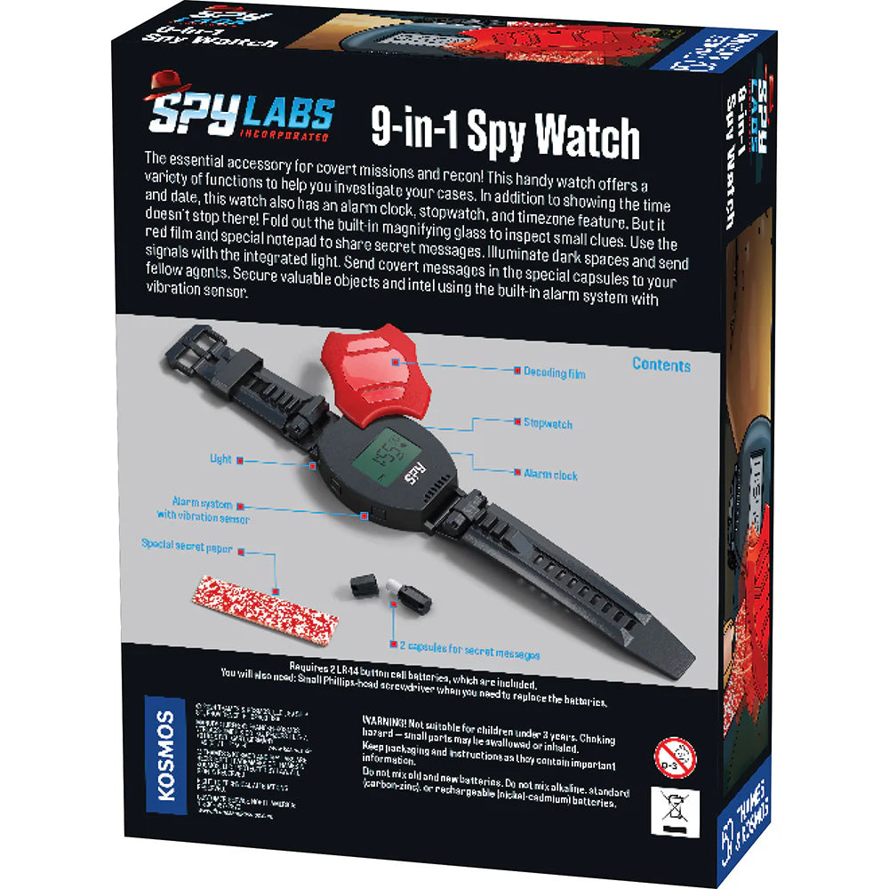 Spy Labs 9-in-1 Spy Watch