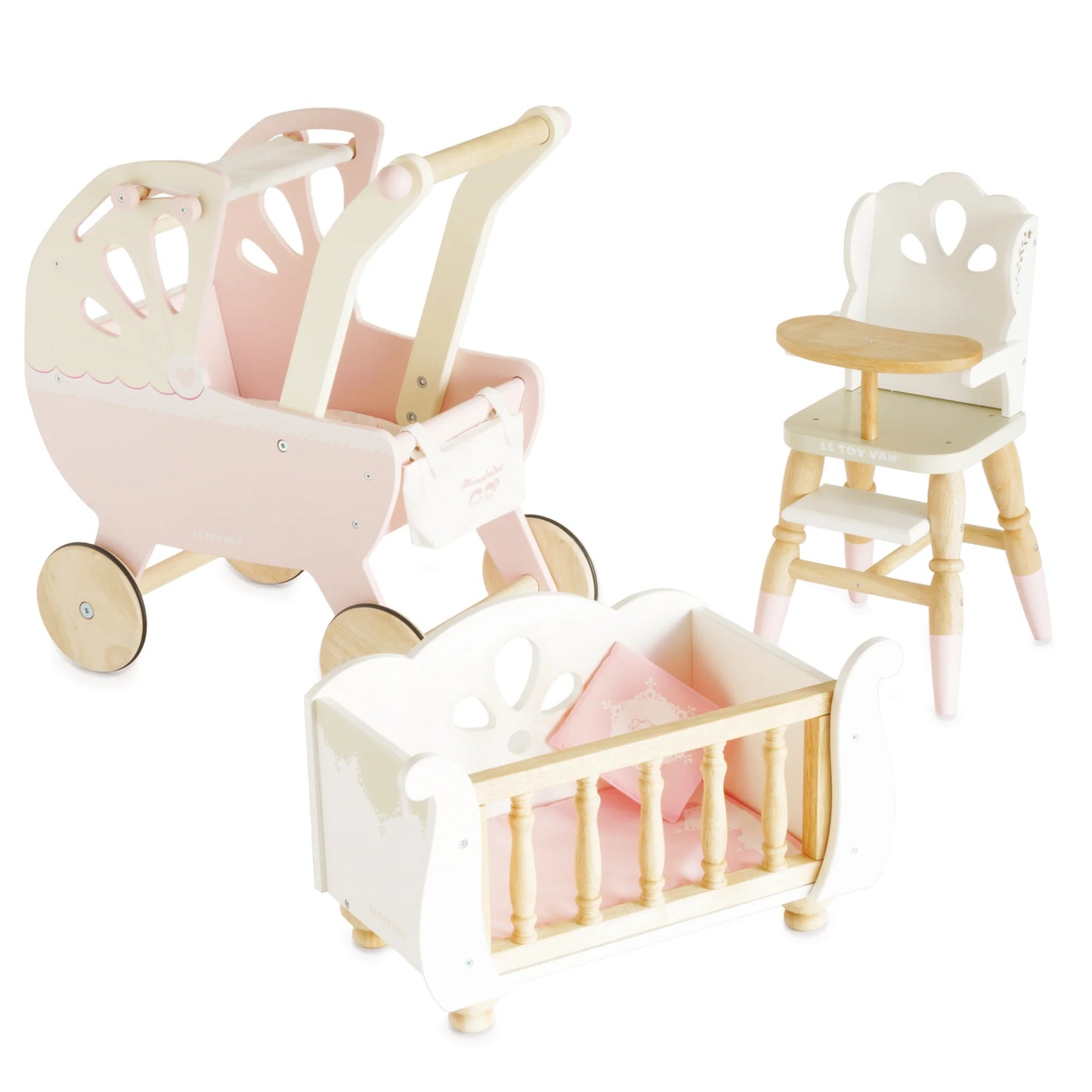 Wooden Doll High Chair