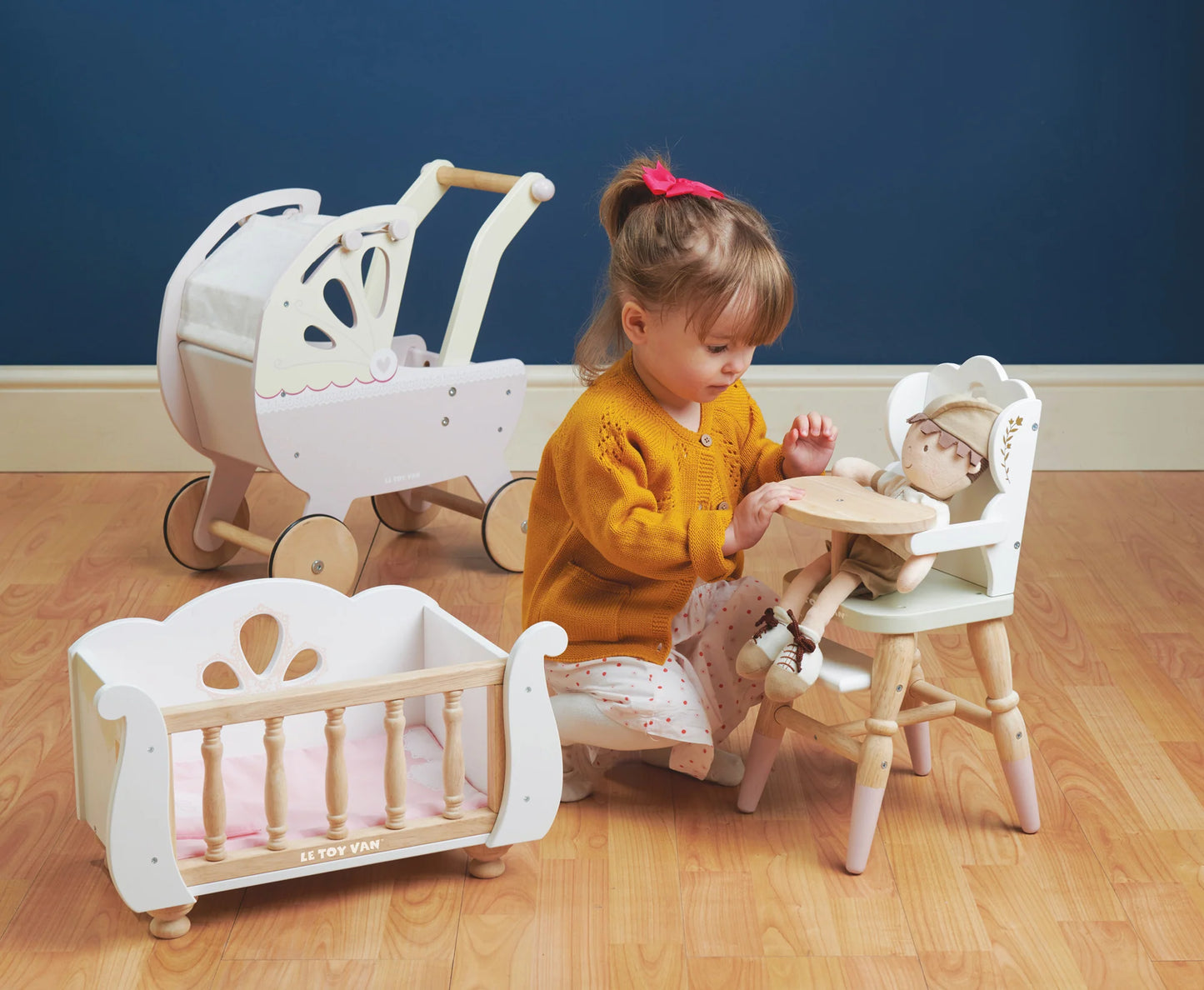 Wooden Doll High Chair