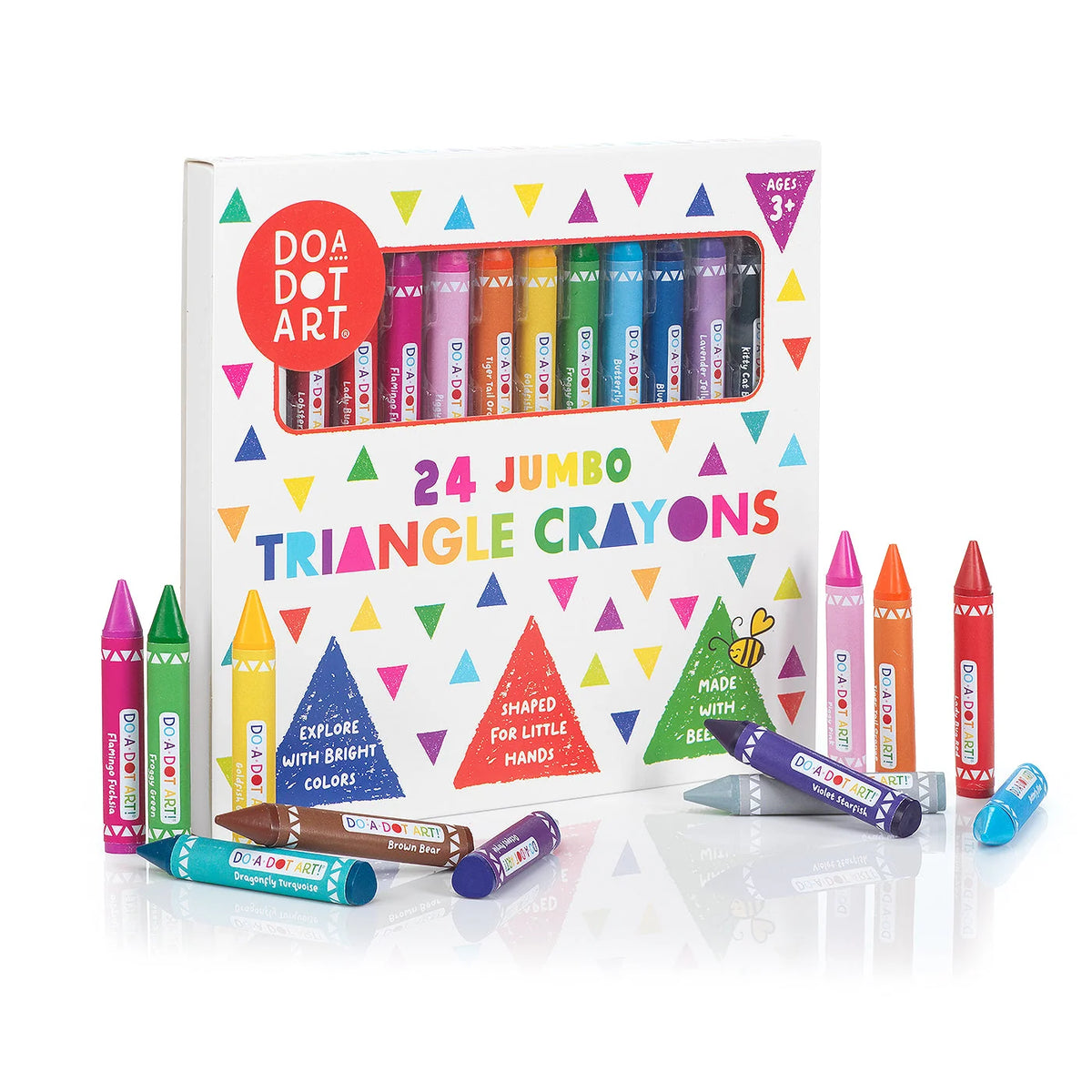 Jumbo Triangle Beeswax Crayons