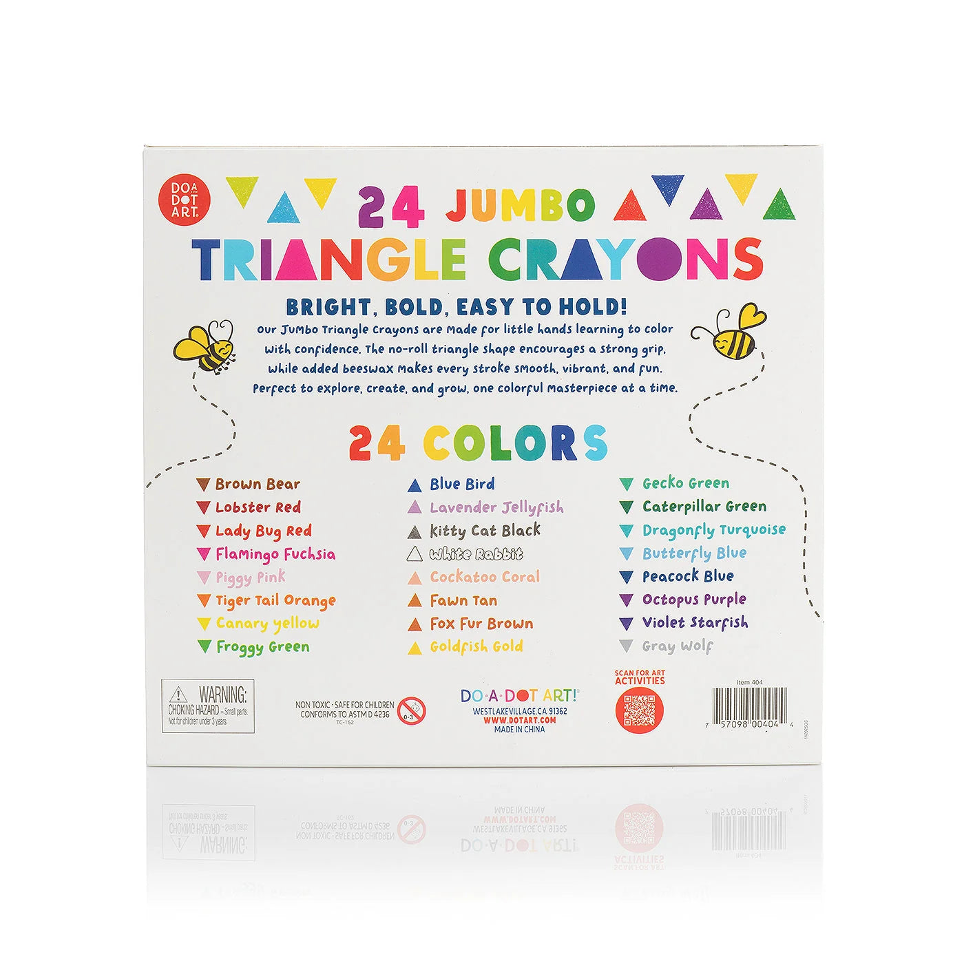 Jumbo Triangle Beeswax Crayons
