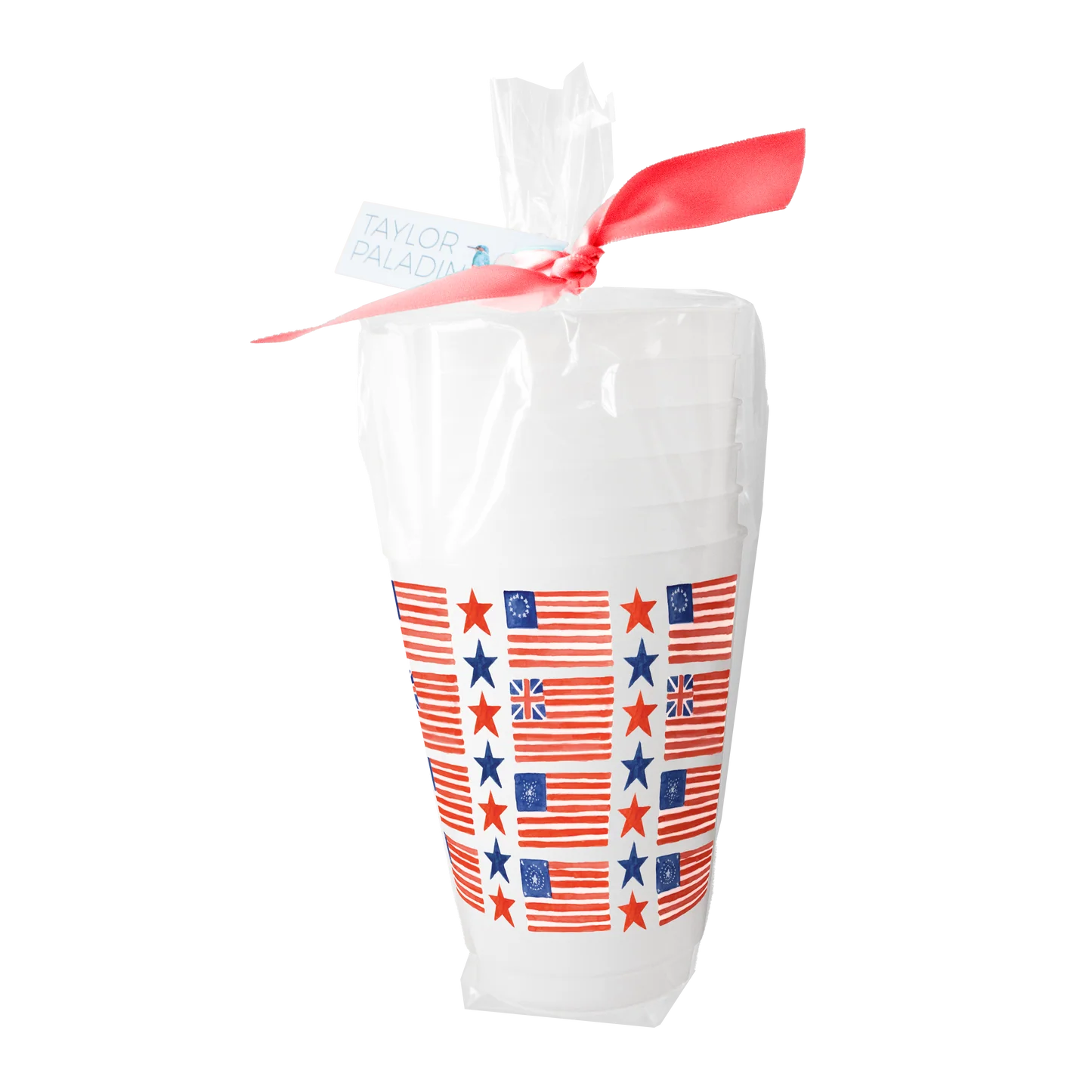 Vintage American Flag Cups