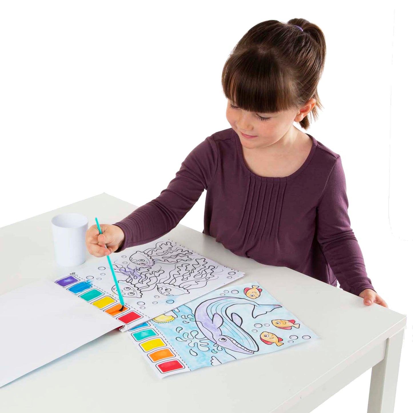 Paint With Water Activity Book Ocean