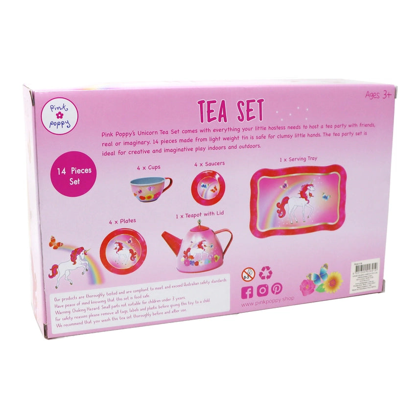 Unicorn Butterfly Tea Set