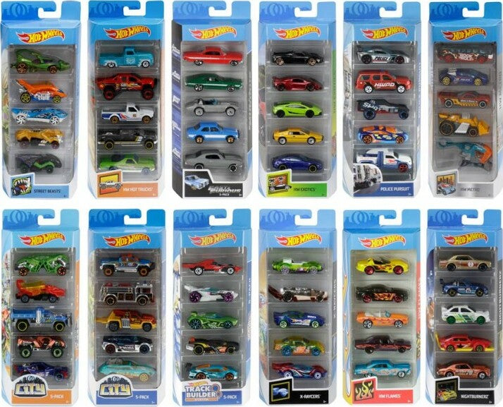 Hot Wheels 5 pack