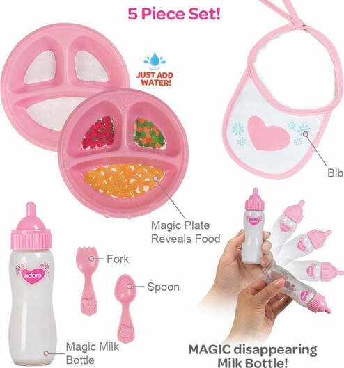 Baby Doll Magic Feeding Set