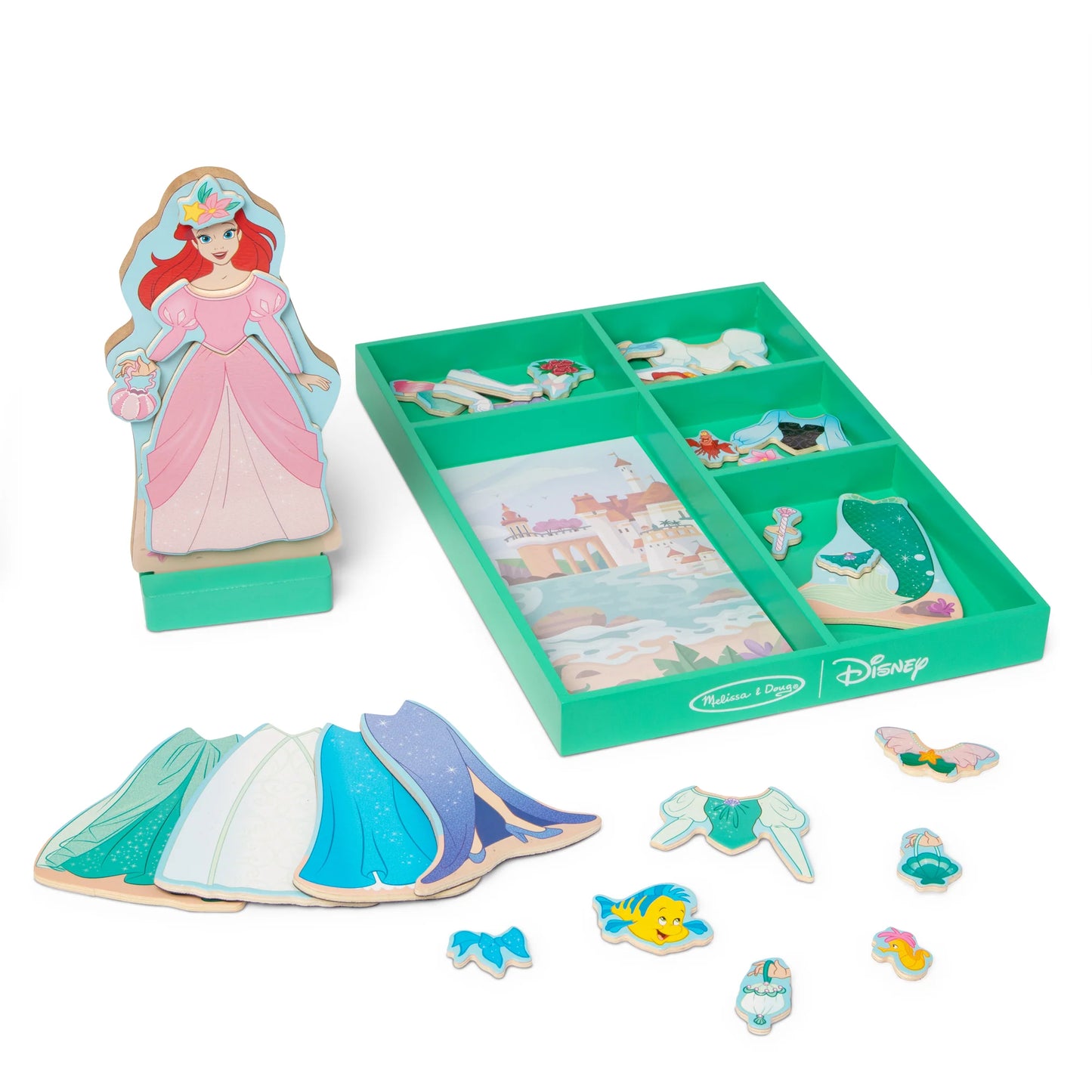 Ariel Wooden Magnetic Dress-Up