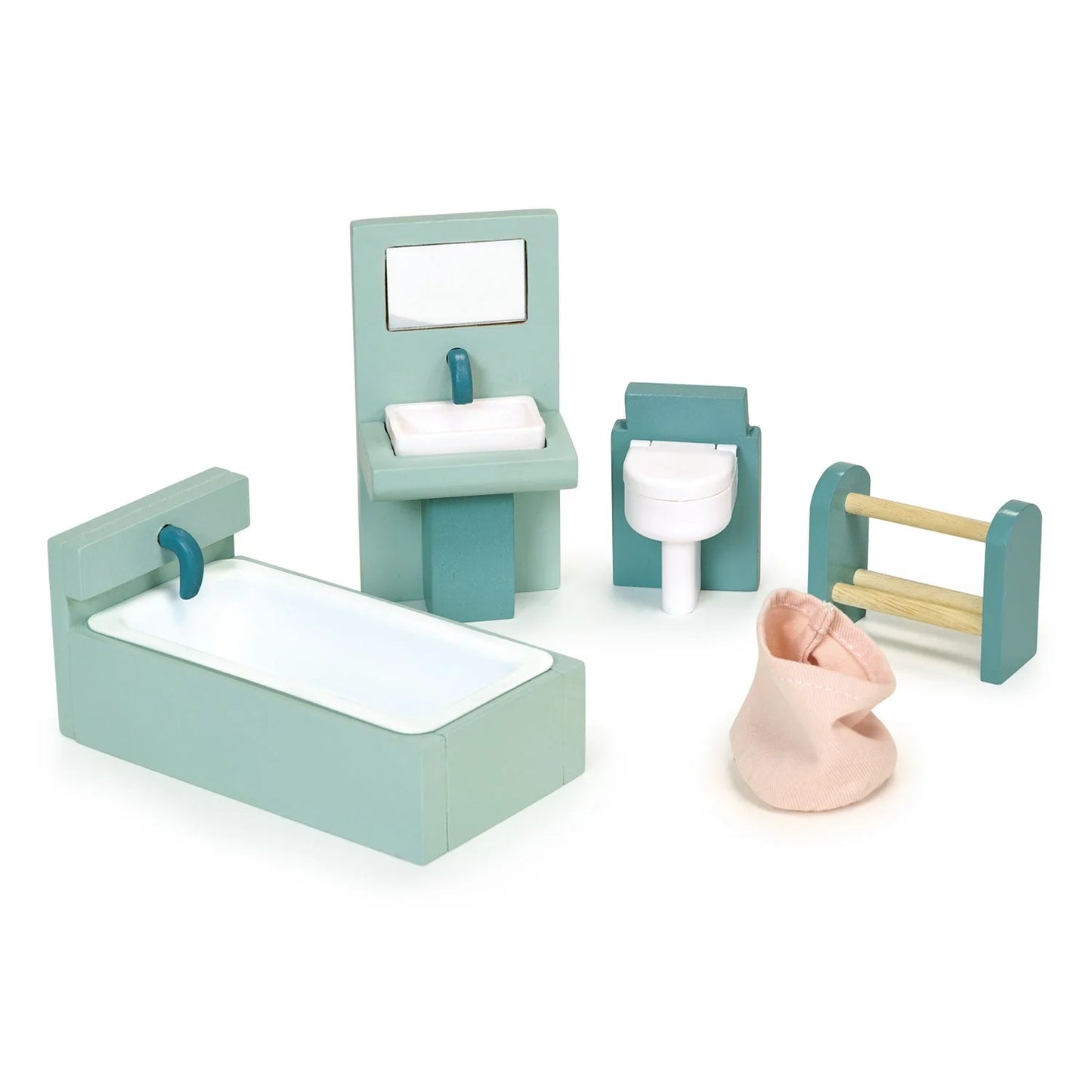 Bathroom Dollhouse Furniture Set