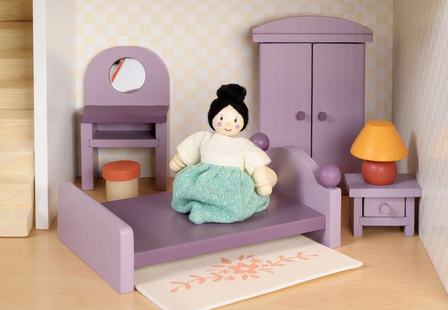 Bedroom Dollhouse Furniture Set