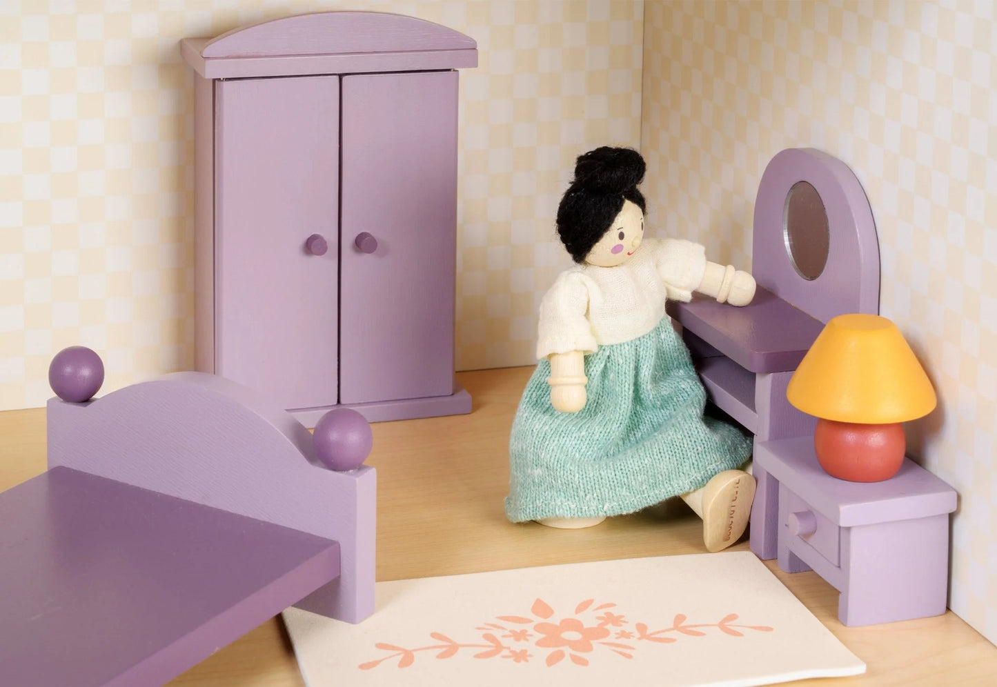 Bedroom Dollhouse Furniture Set