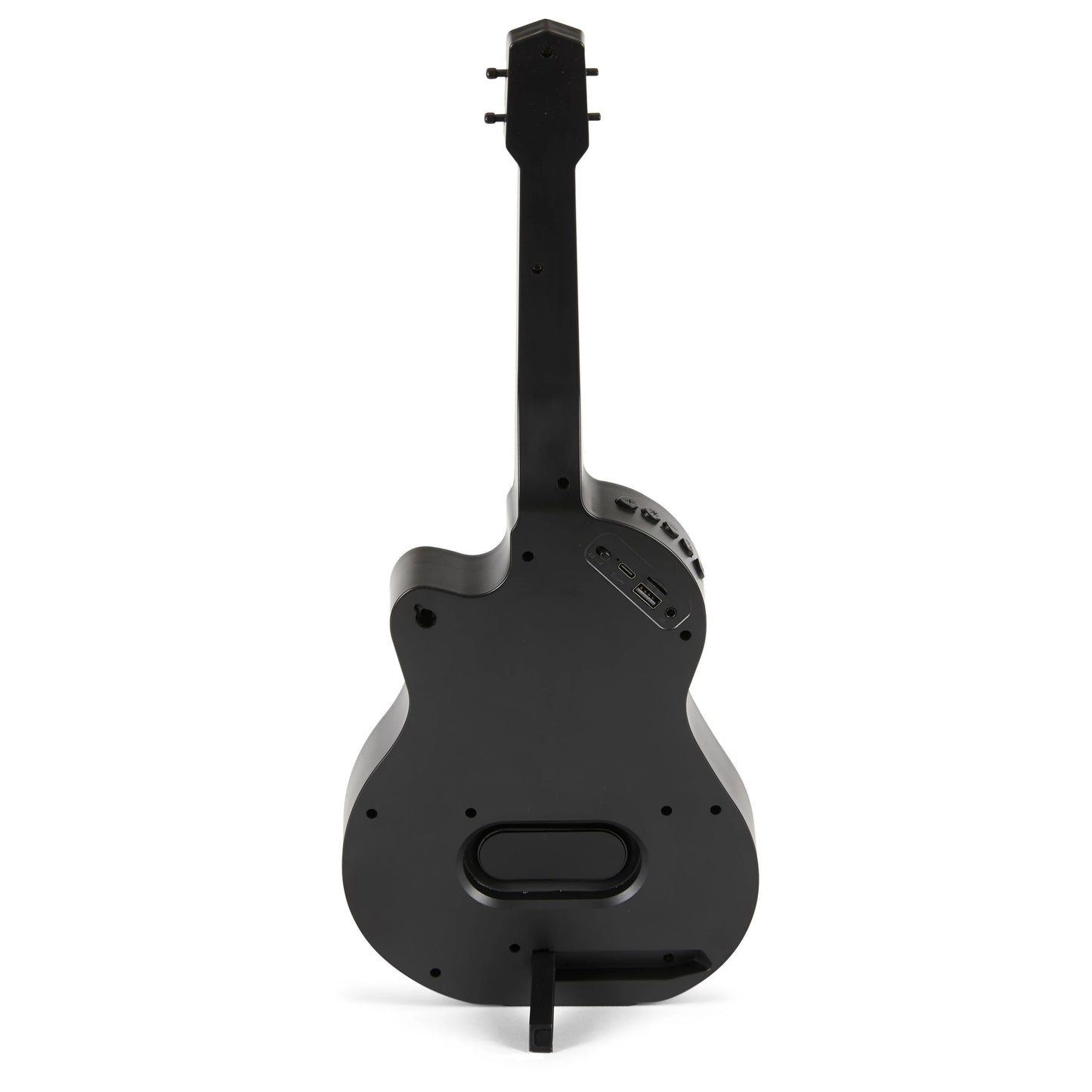 Rock Star Karaoke Guitar Speaker & Microphone Black