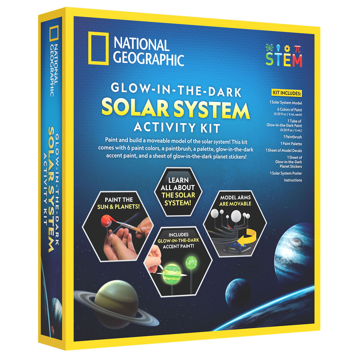 National Geographic Glow in the Dark Solar System Kit