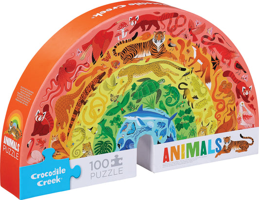 100pc Rainbow Animals Puzzle