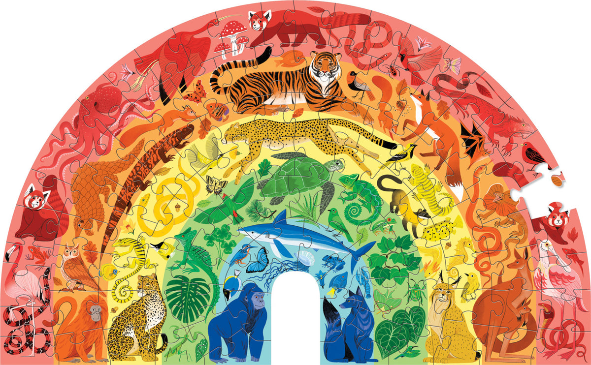 100pc Rainbow Animals Puzzle