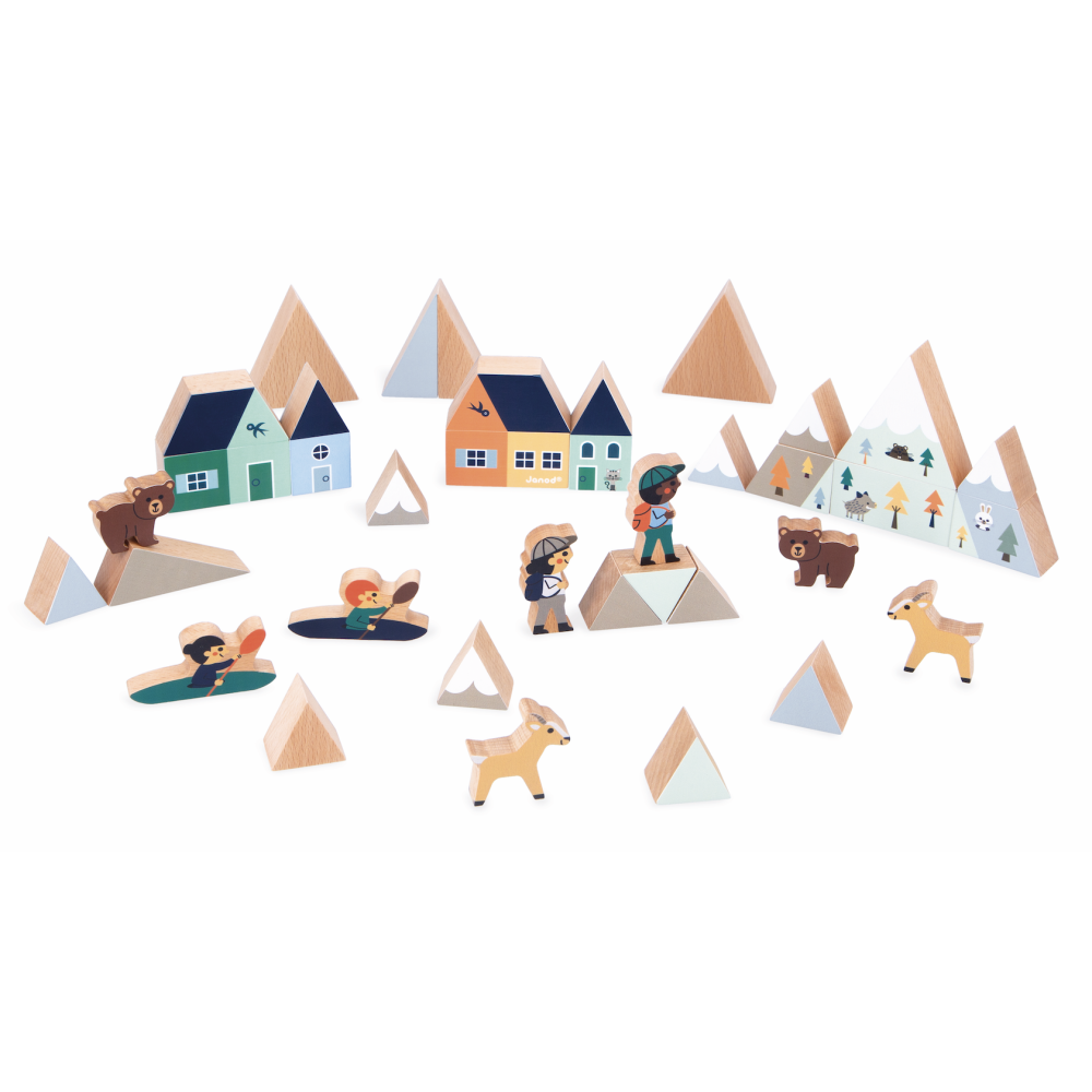 Crossroads White Valley Building Blocks