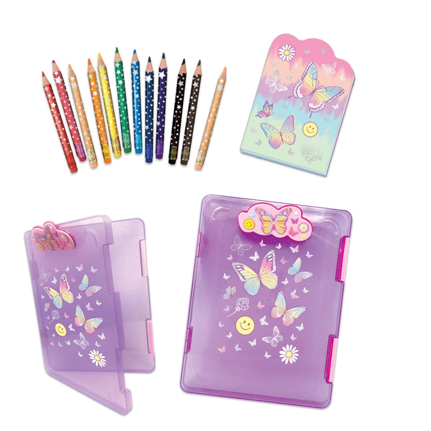 Butterfly Clip Board with Storage