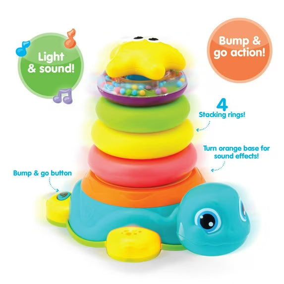 Kidoozie Bump Around Stacking Turtle