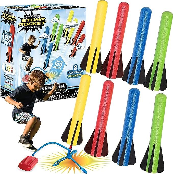 Stomp Rocket® Jr. Rockets with 8 rockets