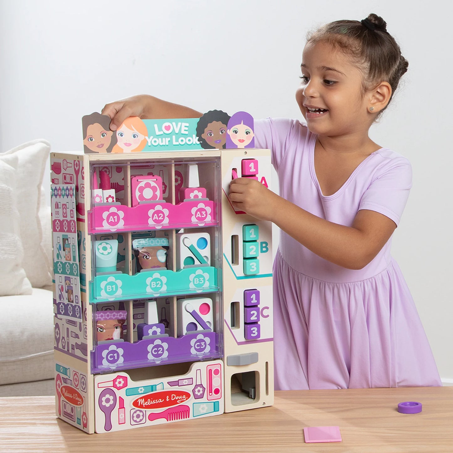Sort, Stock, Select Beauty Kiosk Play Set
