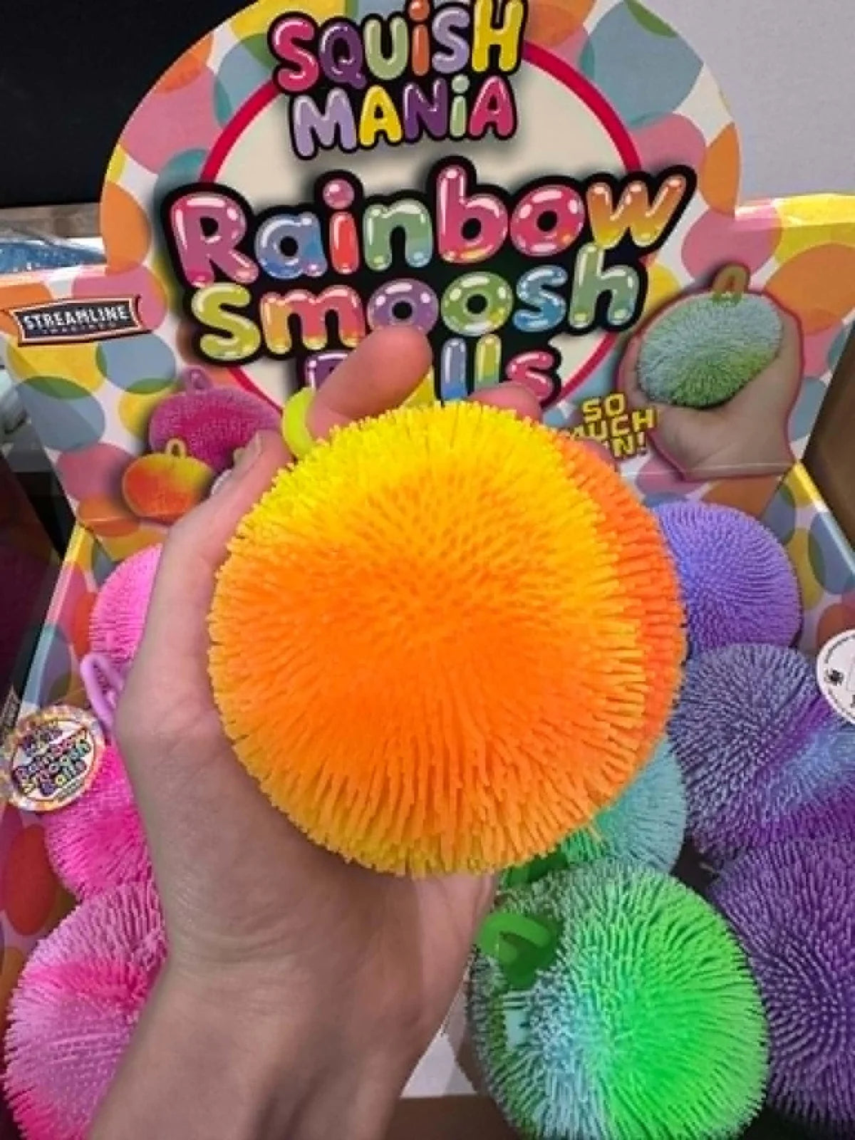 Rainbow Smoosh Squishy