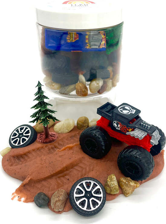 Monster Truck (Root Beer) Play Dough-To-Go Kit