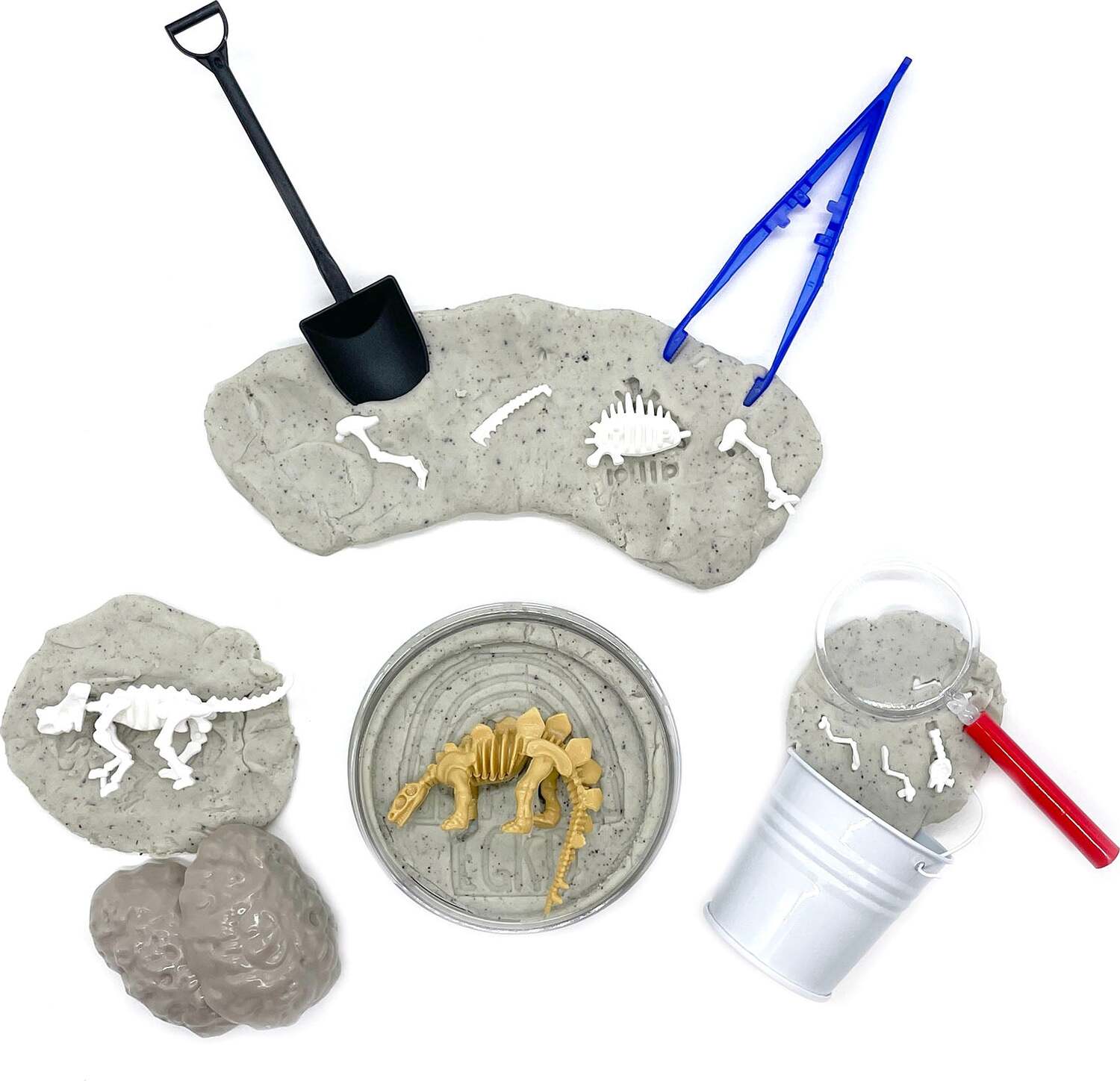 Dinosaur Fossil Dig (Cookies and Cream) Sensory Play