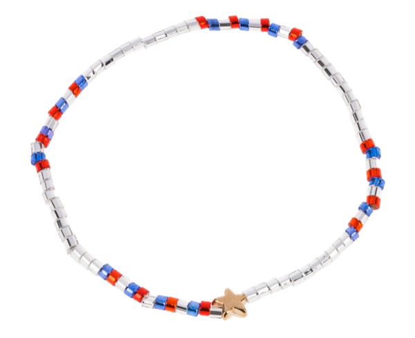 USA Stars 3 Pc Stack Bracelets