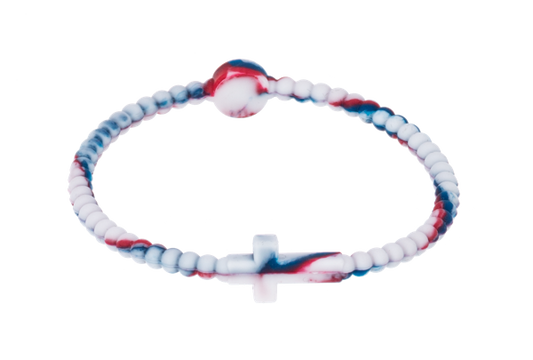 God Bless America Tie-Dye Bracelet