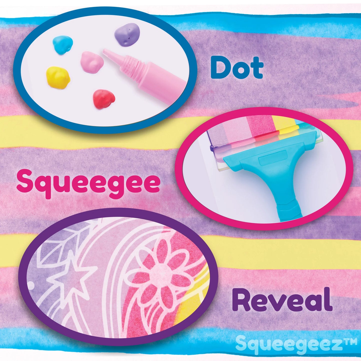 Squeegeez Magic Reveal Art Unicorn