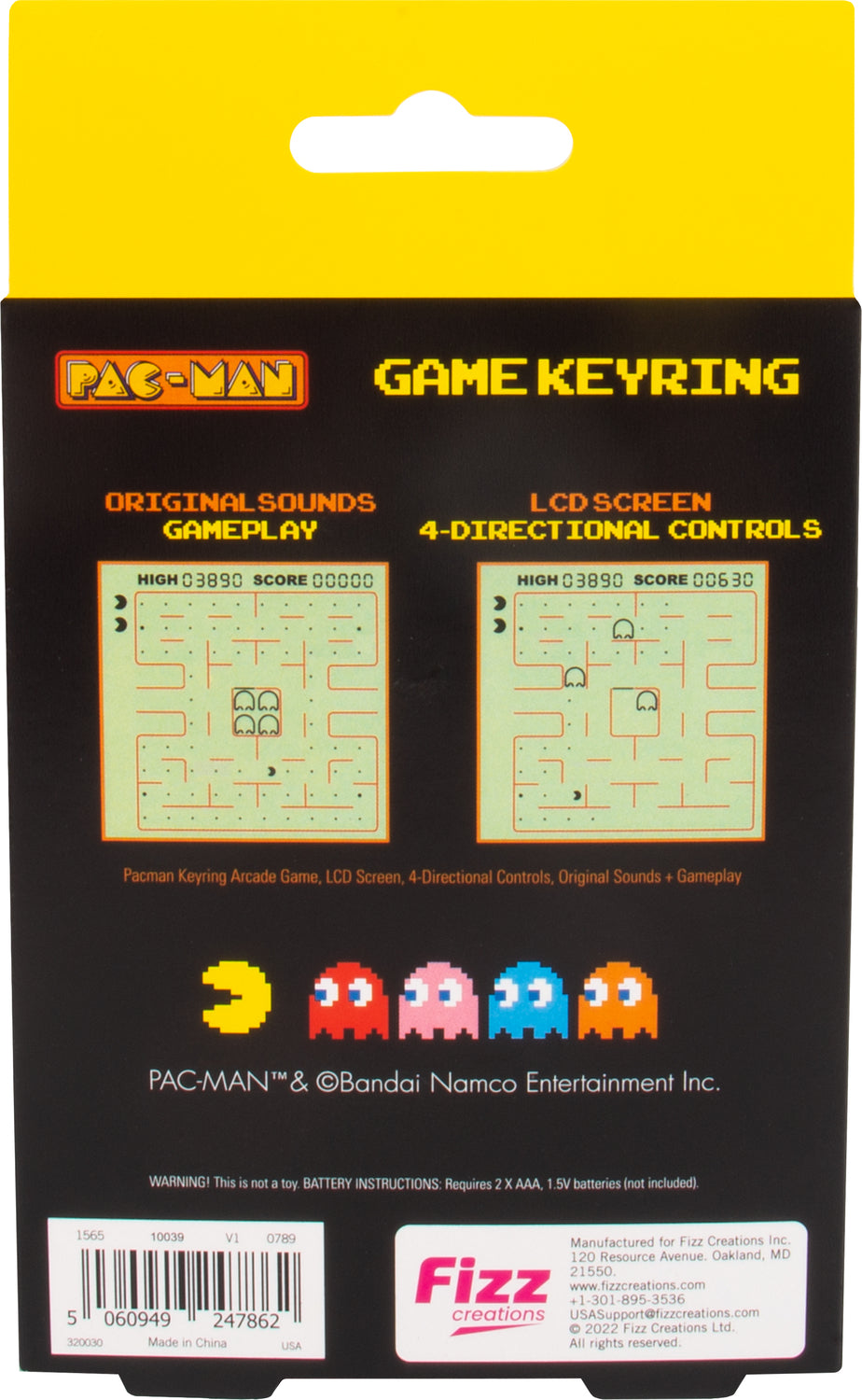 PAC-MAN Keyring