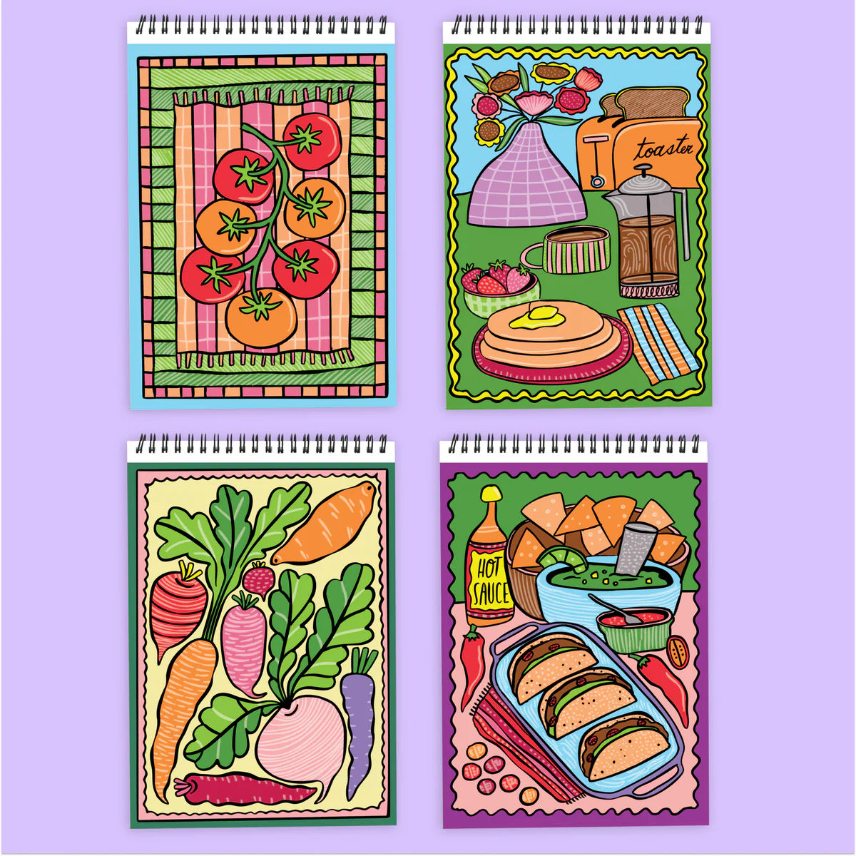 Lifelines FlowArt Color To Reveal Foodie Fun