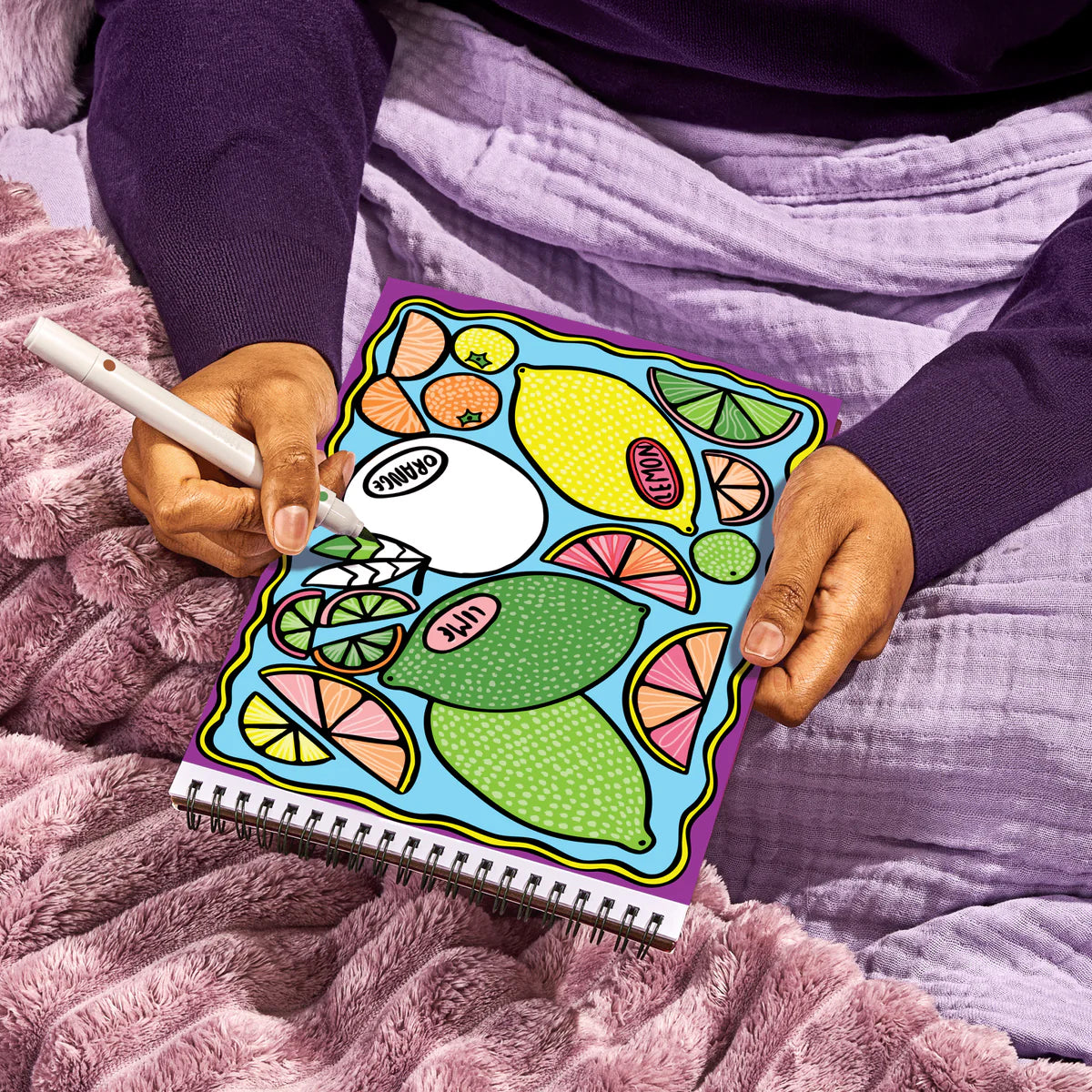 Lifelines FlowArt Color To Reveal Foodie Fun