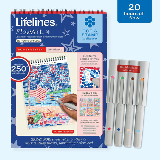 Lifelines FlowArt Dot By Letter Americana