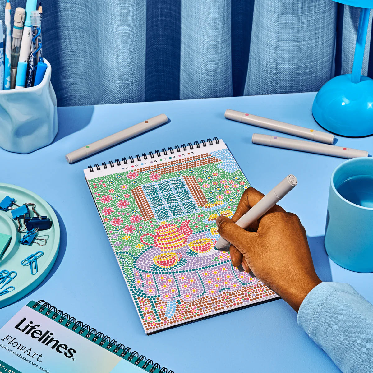 Lifelines FlowArt Dot By Letter Cozy Cottage