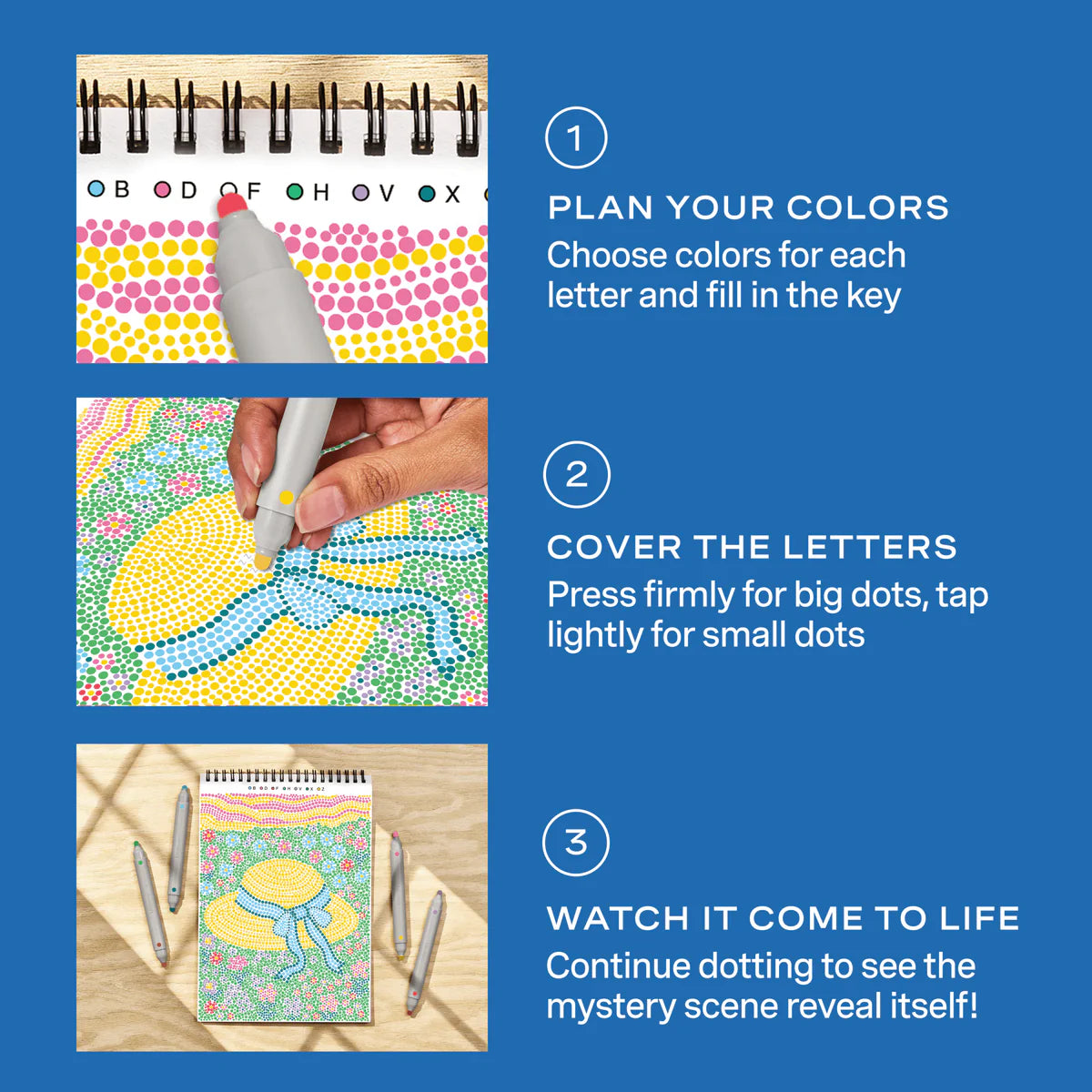Lifelines FlowArt Dot By Letter Cozy Cottage