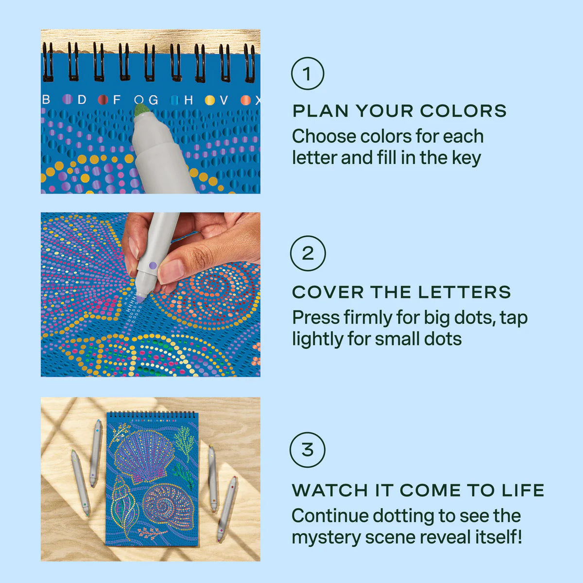Lifelines FlowArt Dot By Letter Deep Metallic