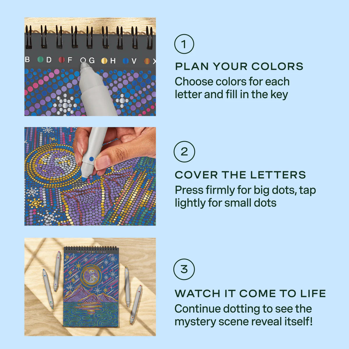 Lifelines FlowArt Dot By Letter Galaxy Metallic