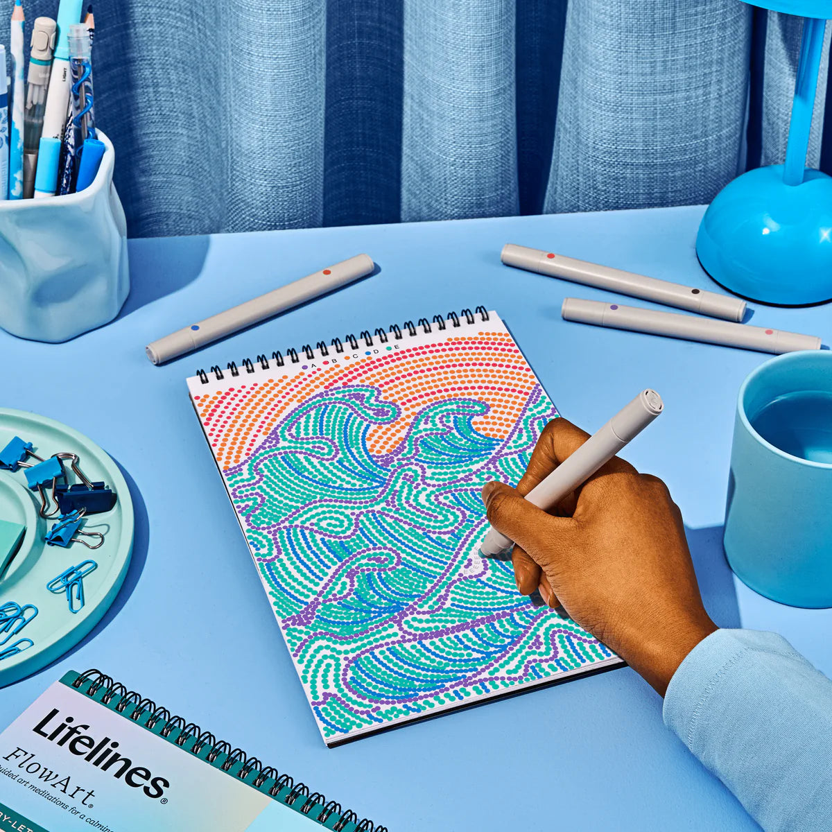Lifelines FlowArt Dot By Letter Landscapes