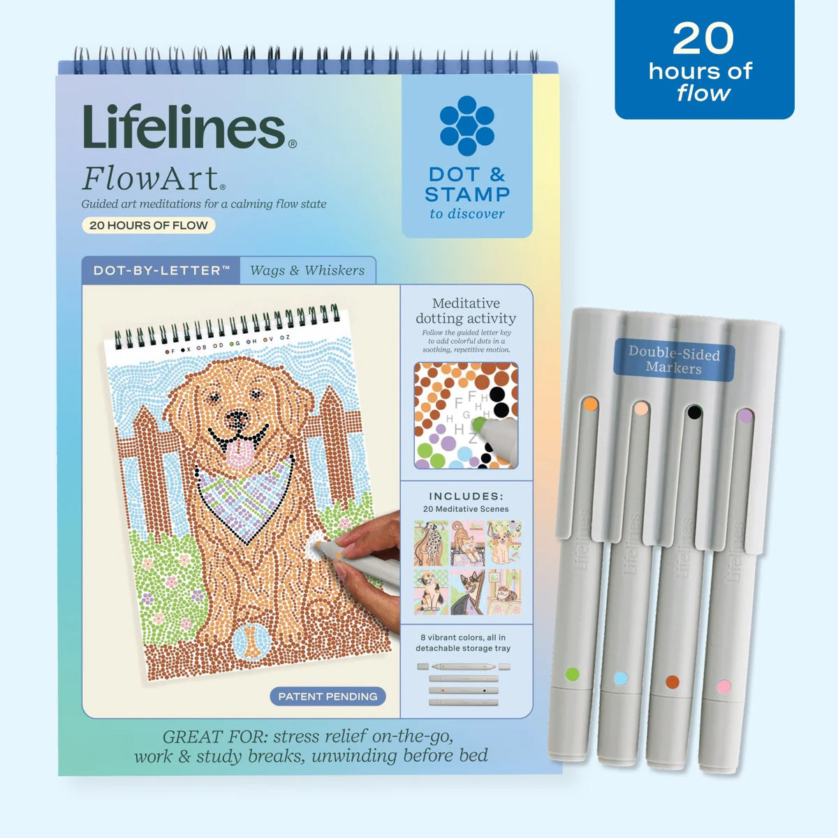 Lifelines FlowArt Dot By Letter Wags & Whiskers