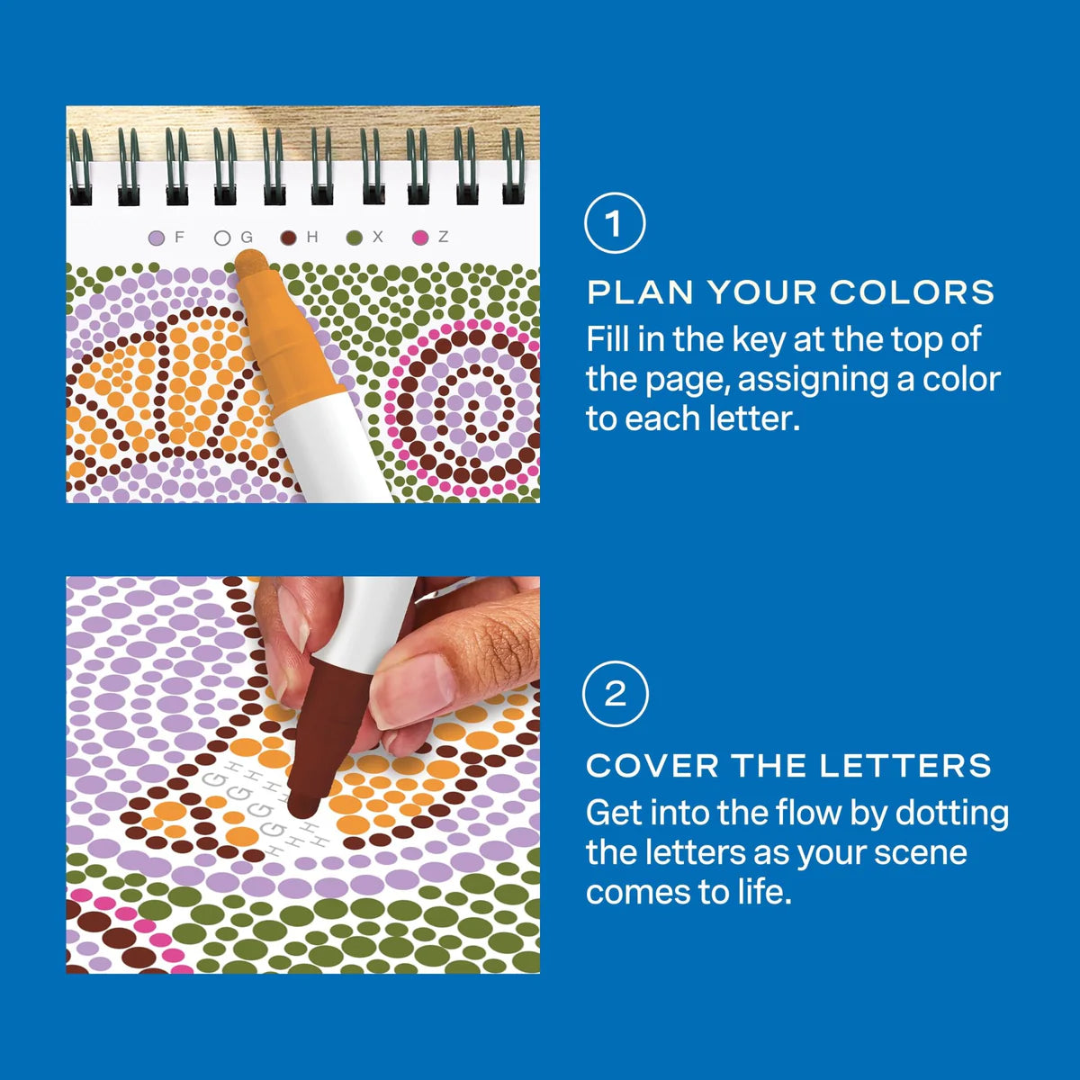 Lifelines FlowArt Mini Dot By Letter Café Comforts