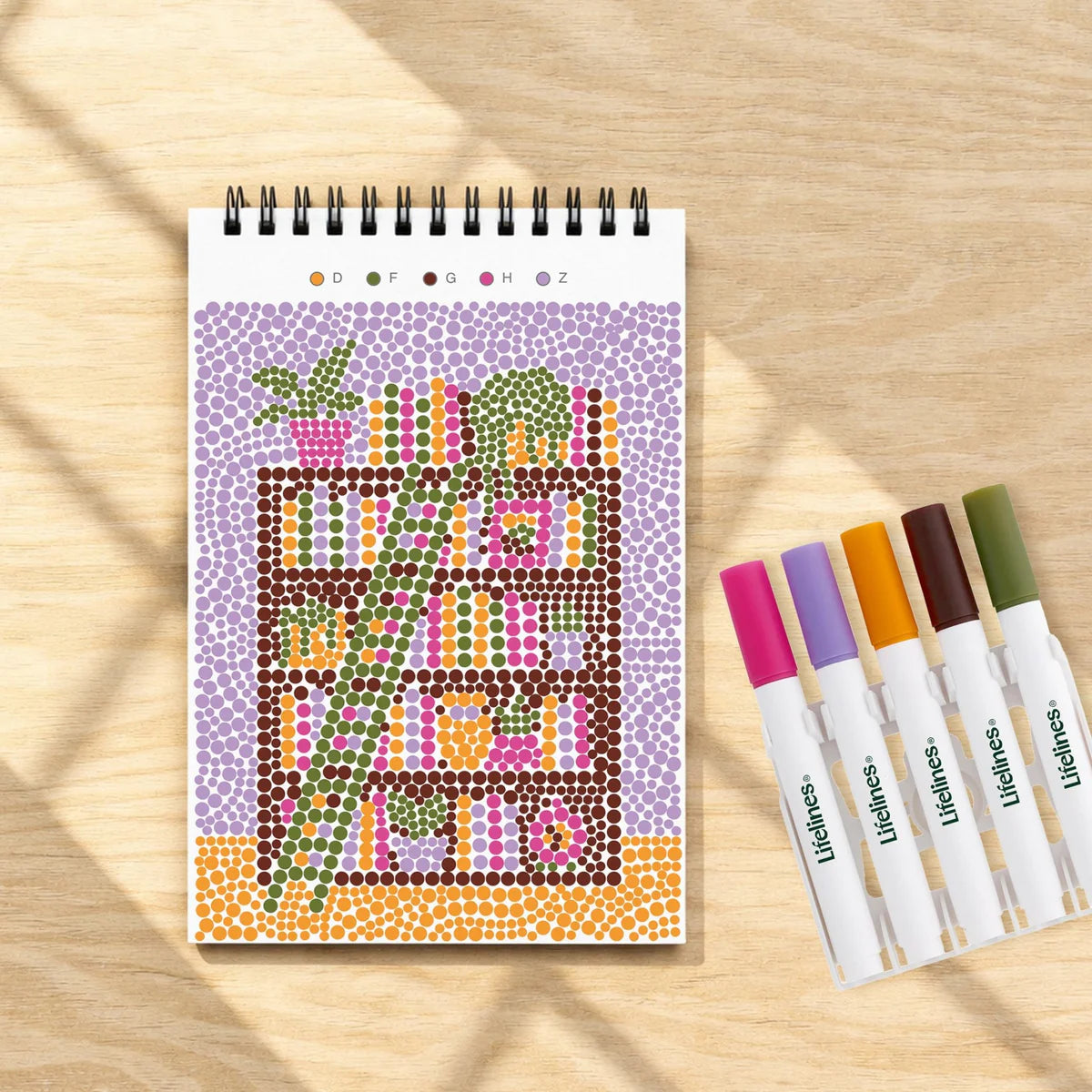 Lifelines FlowArt Mini Dot By Letter Café Comforts