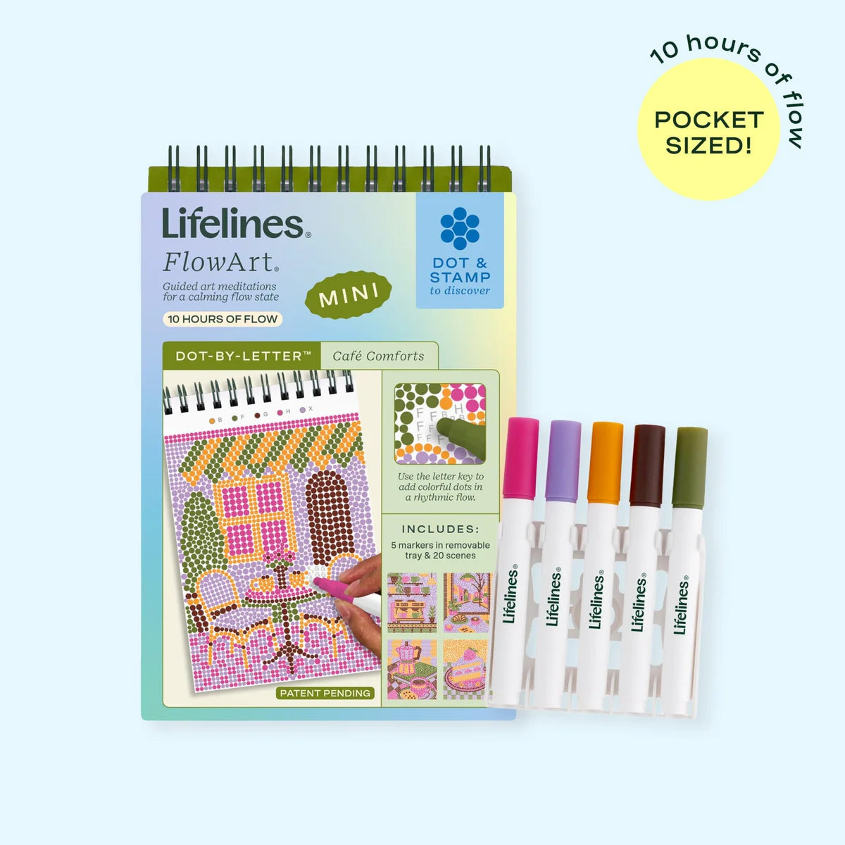 Lifelines FlowArt Mini Dot By Letter Café Comforts