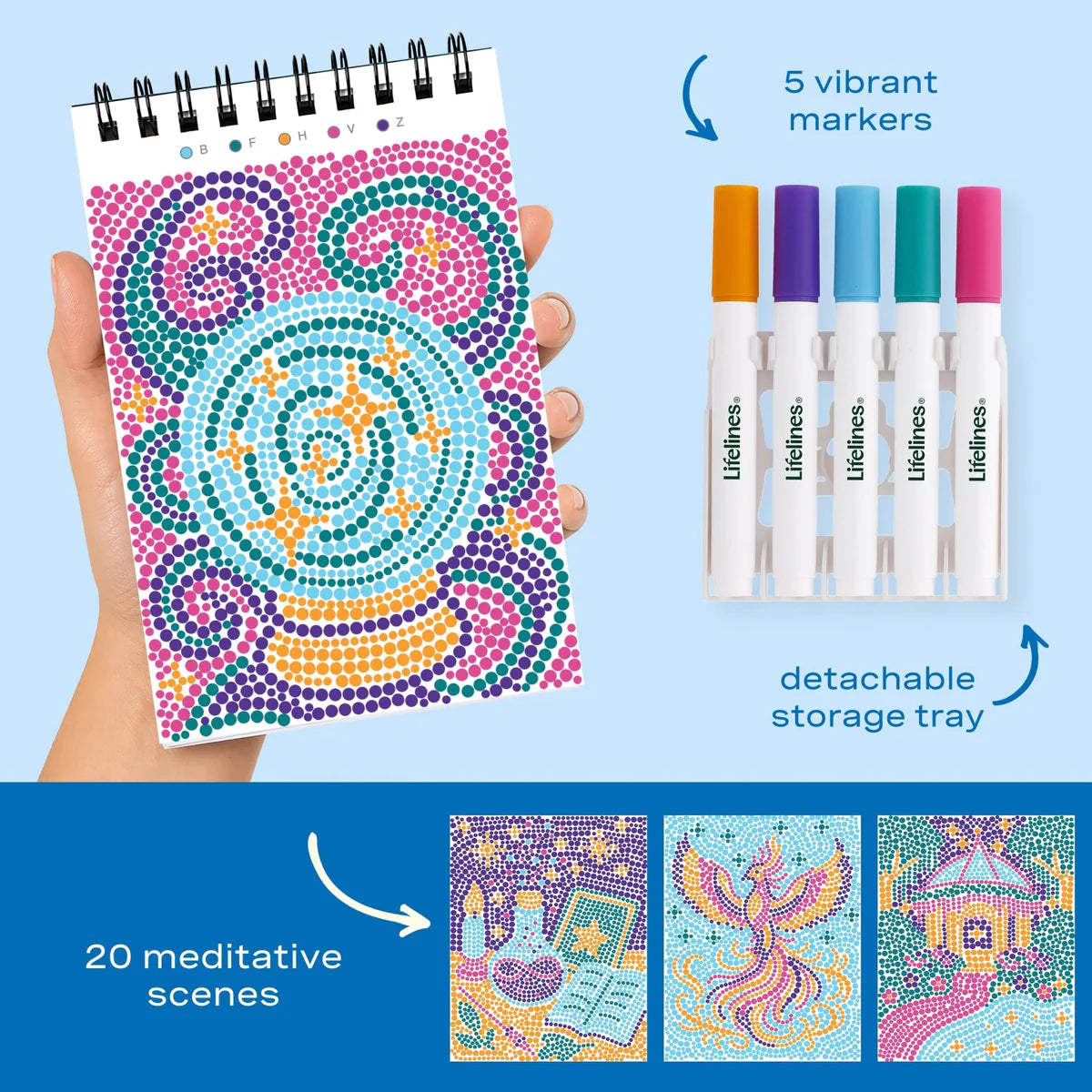 Lifelines FlowArt Mini Dot By Letter Enchanted Magic