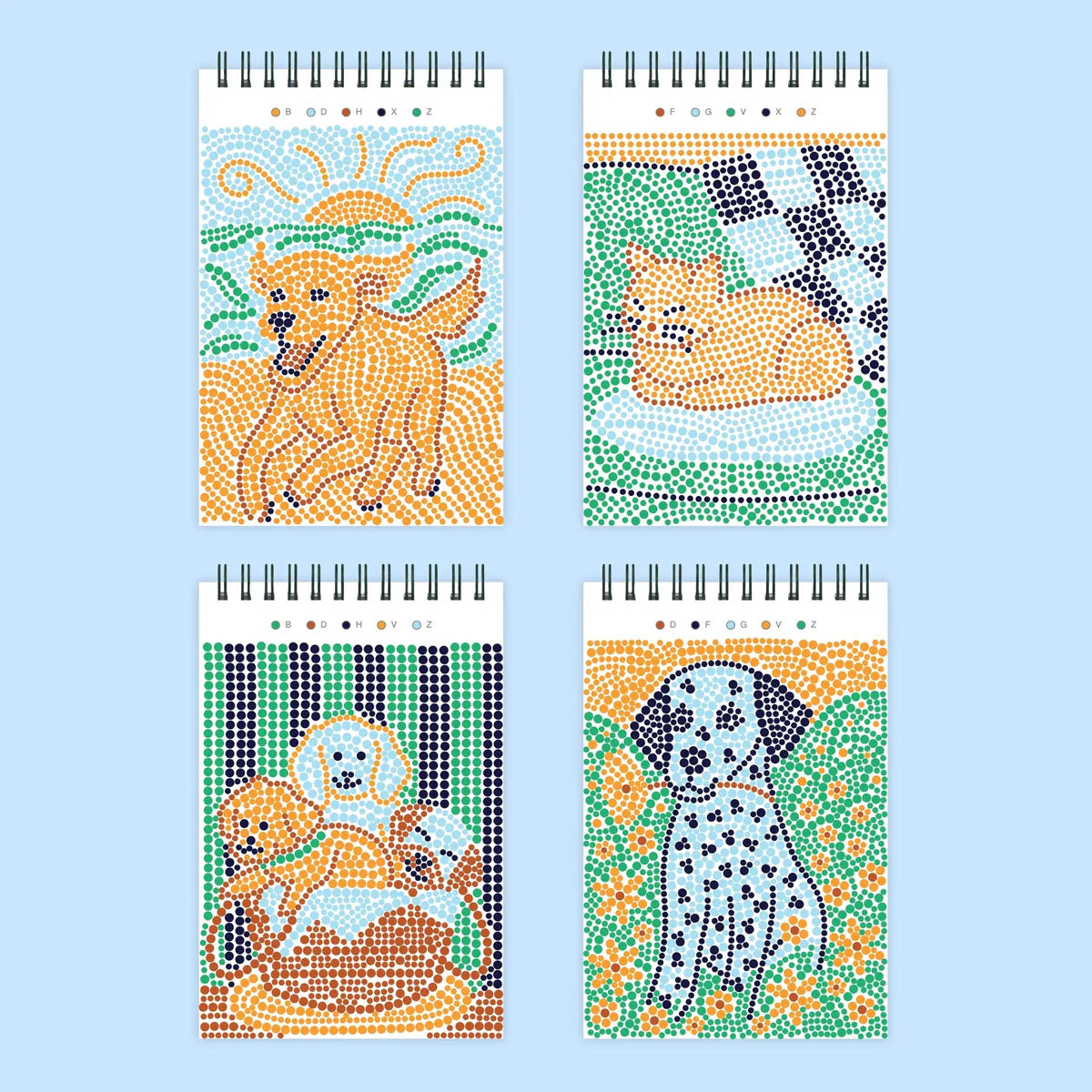 Lifelines FlowArt Mini Dot By Letter Furry Friends